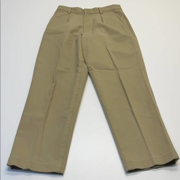 LANDS END Womens 6 Regular Khaki Ankle Pants - Picture 1 of 4